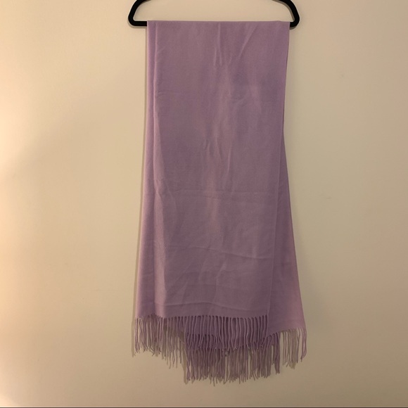 Pastel Lavender Long Scarf - Picture 4 of 10